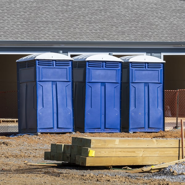 how can i report damages or issues with the portable restrooms during my rental period in Burns City IN